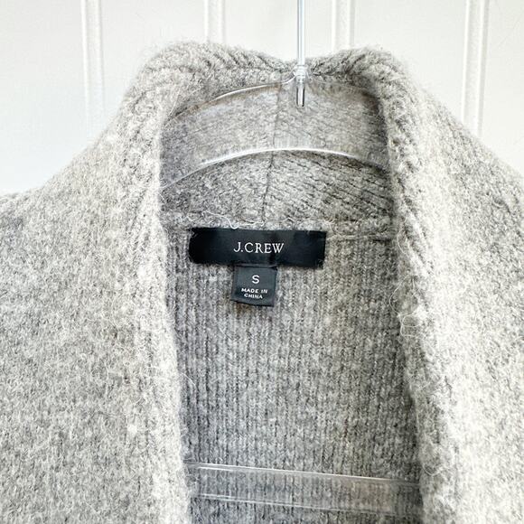 J. Crew Cocoon Sweater Blazer Jacket Grey Cardigan Cozy - Picture 3 of 16